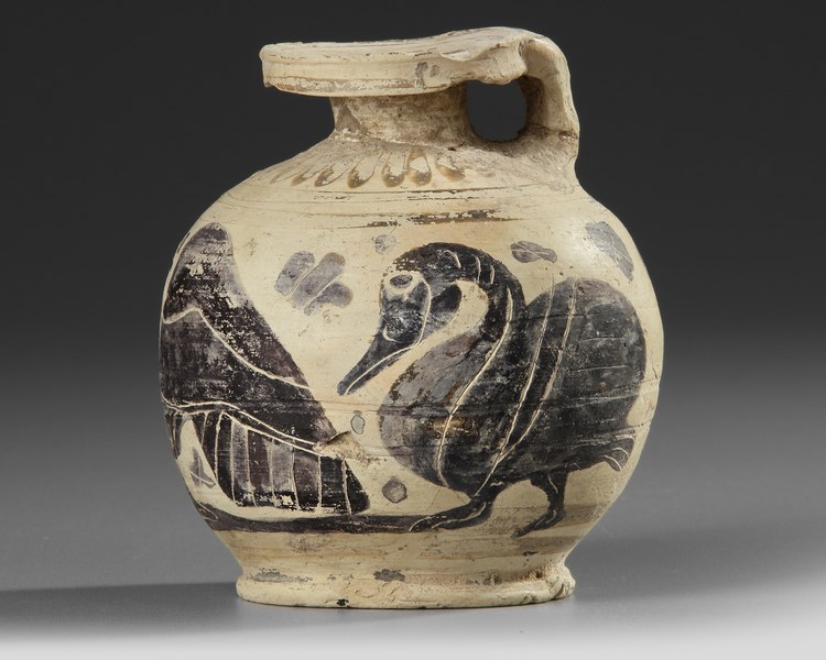 A LEKYTHOS DECORATED WITH WATERFOWLS