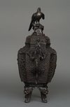A LARGE JAPANESE PATINATED BRONZE KÔRO 香炉 (INCENSE BURNER), 19TH CENTURY