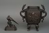 A LARGE JAPANESE PATINATED BRONZE KÔRO 香炉 (INCENSE BURNER), 19TH CENTURY