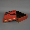 A JAPANESE RYOSHIBAKO LACQUER BOX, EDO PERIOD, 18TH CENTURY