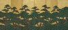A TALL JAPANESE  SIX-PANEL BYÔBU WITH PINE TREE FOREST, FIRST HALF 19TH CENTURY