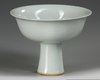 A CHINESE SHUFU MOULDED 'DRAGON' STEM BOWL, YUAN DYNASTY (1279-1368)
