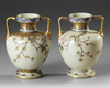 A PAIR OF OPALINE VASES, 19TH CENTURY