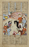 ARDASHIR HEARING OF HIS ARMY'S DEFEAT BY HAFTVAD ATTRIBUTED TO MU'IN MUSAVVIR, SAFAVID ISFAHAN, PERSIA, CIRCA 1660