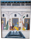 RADHA AND KRISHNA IN THE KISHANGARH IDIOM, NORTH INDIA, 19TH CENTURY