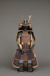 A BLACK LACQUER SUIT-OF-ARMOUR (YOROI)