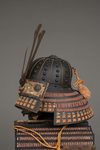 A BLACK LACQUER SUIT-OF-ARMOUR (YOROI)