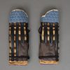 A BLACK LACQUER SUIT-OF-ARMOUR (YOROI)