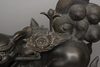 A JAPANESE BRONZE TEMPLE LION 獅子 (SHISHI), MEIJI PERIOD (1868-1912)
