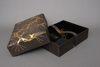 A JAPANESE LACQUERED LEATHER TEBAKO 手箱 (BOX FOR PERSONAL ACCESSORIES), TAISHO PERIOD (1912-1926)