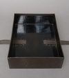 A JAPANESE LACQUERED LEATHER TEBAKO 手箱 (BOX FOR PERSONAL ACCESSORIES), TAISHO PERIOD (1912-1926)