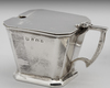 AN ENGLISH SILVER SALT AND PEPPER SET