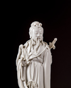 A blanc de chine figure