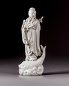 A blanc de chine figure