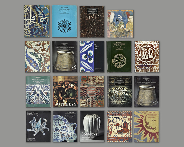 A COLLECTION OF NINETEEN AUCTION CATALOGUES FROM SOTHEBY'S ON ISLAMIC ART
