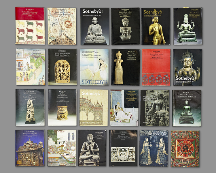 A COLLECTION OF TWENTY FOUR SOTHEBY’S AUCTION CATALOGUES FOCUSED ON INDIAN, HIMALAYAN, AND SOUTHEAST ASIAN ART