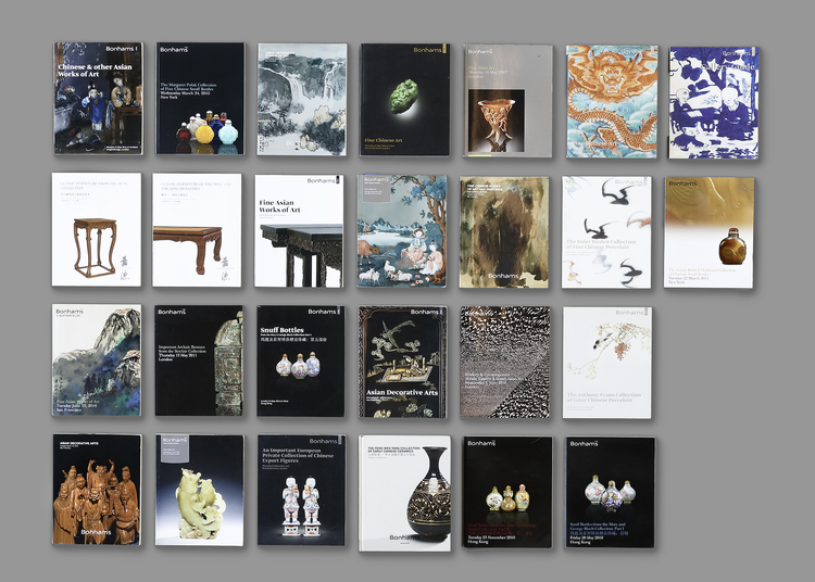 A COLLECTION OF TWENTY SIX BONHAMS CATALOGUES, CHINESE AND JAPANESE ART