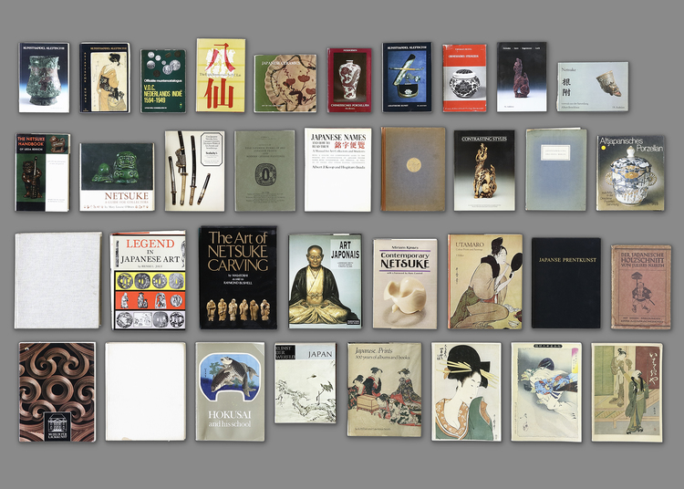A COLLECTION OF THIRTY FIVE  BOOKS AND CATALOGUES ON JAPANESE ART