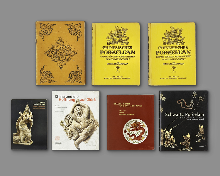 A COLLECTION OF SEVEN BOOKS ON CHINESE PORCELAIN AND WORKS OF ART