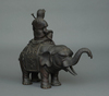 BRONZE KÔRO 香炉 (CENSER) MODELED IN THE LIKENESS OF FUGEN BOSATSU 普賢菩薩, 19TH CENTURY