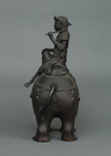 BRONZE KÔRO 香炉 (CENSER) MODELED IN THE LIKENESS OF FUGEN BOSATSU 普賢菩薩, 19TH CENTURY