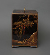 A LACQUERED PORTABLE JAPANESE JÛ’BAKO 重箱 (TIERED FOOD CONTAINER), SECOND HALF 19TH CENTURY