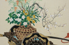 A PAIR OF JAPANESE FLOWER CART WOODBLOCK PRINTS, CIRCA 1950