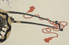 A PAIR OF JAPANESE FLOWER CART WOODBLOCK PRINTS, CIRCA 1950