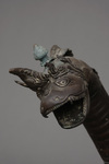 A VERY LARGE NEPALESE BRONZE SERPENT KING MUCHILINDA, FIRST HALF 20TH CENTURY