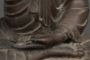 A VERY LARGE NEPALESE BRONZE SERPENT KING MUCHILINDA, FIRST HALF 20TH CENTURY