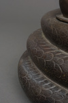 A VERY LARGE NEPALESE BRONZE SERPENT KING MUCHILINDA, FIRST HALF 20TH CENTURY
