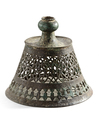 A  SELJUK BRONZE CANDLESTICK, KHURASSAN 12TH-13TH CENTURY