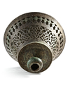 A  SELJUK BRONZE CANDLESTICK, KHURASSAN 12TH-13TH CENTURY