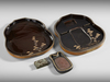 A LACQUERED GOURD SHAPED JAPANESE SUZURI’BAKO 硯箱 (WRITING BOX) BY HARA YÔYÛSAI 原羊遊斎 (1769-1845)