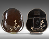 A LACQUERED GOURD SHAPED JAPANESE SUZURI’BAKO 硯箱 (WRITING BOX) BY HARA YÔYÛSAI 原羊遊斎 (1769-1845)