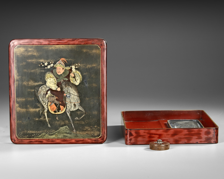 A JAPANESE SUZURIBAKO WRITING BOX, MEIJI PERIOD (1868-1912)