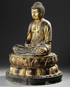 A JAPANESE AMIDA BUDDHA, EARLY EDO PERIOD