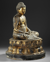 A JAPANESE AMIDA BUDDHA, EARLY EDO PERIOD