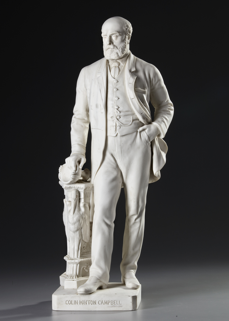 A MINTONS PARIAN FIGURE 'COLIN MINTON CAMPBELL