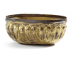 AN OTTOMAN GILT-COPPER (TOMBAK) HAMMAM BOWL, 18TH CENTURY