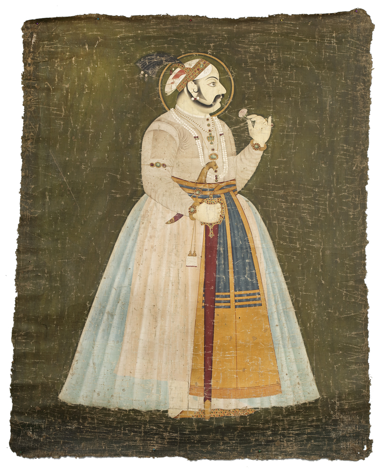 PORTRAIT OF AMAR SINGH II, NORTH INDIA, CIRCA 18TH CENTURY