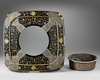 A LARGE JAPANESE DAIMYO HIBACHI BRASERO, EDO PERIOD