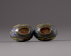 A  PAIR OF CHINESE CLOISONNÉ ENAMEL SNUFF BOTTLES, 19TH-20TH CENTURY