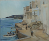 ISIDORE VAN MENS (1890-1985), VIEW OF CADAQUES, SPAIN, OIL ON CANVAS