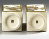 A PAIR OF JAPANESE SQUARE SHAPED SATSUMA VASES, MEIJI PERIOD (1868-1912)