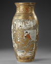A JAPANESE SATSUMA VASE, MEIJI PERIOD (1868-1912)