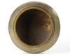 A SILVER-INLAID BRASS BOWL, FARS PERSIA, 14TH CENTURY