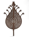 AN EARLY  SAFAVID PIERCED BRONZE PROCESSIONAL STANDARD (ALAM), PERSIA, DATED 924 AH/1518 AD