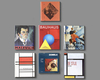 A COLLECTION OF SIX ART BOOKS ABOUT 'DE STIJL MOVEMENT, PIET MONDRIAAN, BAUHAUS AND OTHERS
