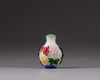 A Chinese Peking glass snuff bottle